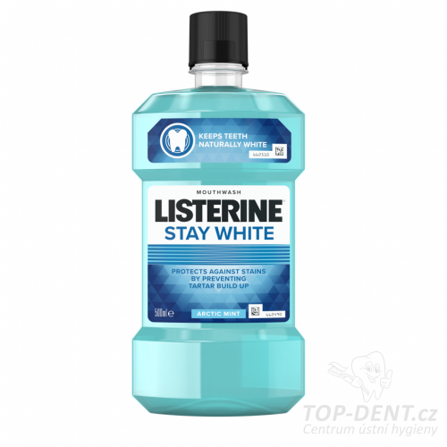 Listerine ústní voda Stay White, 500ml