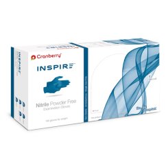 Cranberry Inspire Nitrile vyšetřovací nitrilové rukavice S (6-7) modré, 300ks