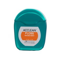 HS Acclean zubná niť voskovaná mini zelená (mint), 11m