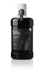 ECODENTA bělící ústní voda s černým uhlím, 500 ml
