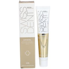 SwissDent CRYSTAL BLACK bělící zubní pasta, 50ml