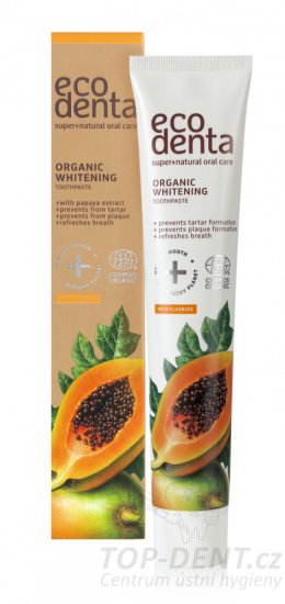 ECODENTA Organic Papaya bieliaca zubná pasta s extraktom z papáje, 75ml