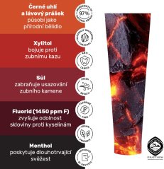 ECODENTA Black Volcanica Whitening bělící zubní pasta, 100ml