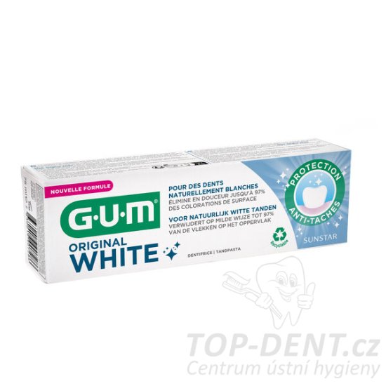 GUM Original White bieliaca zubná pasta, 75ml