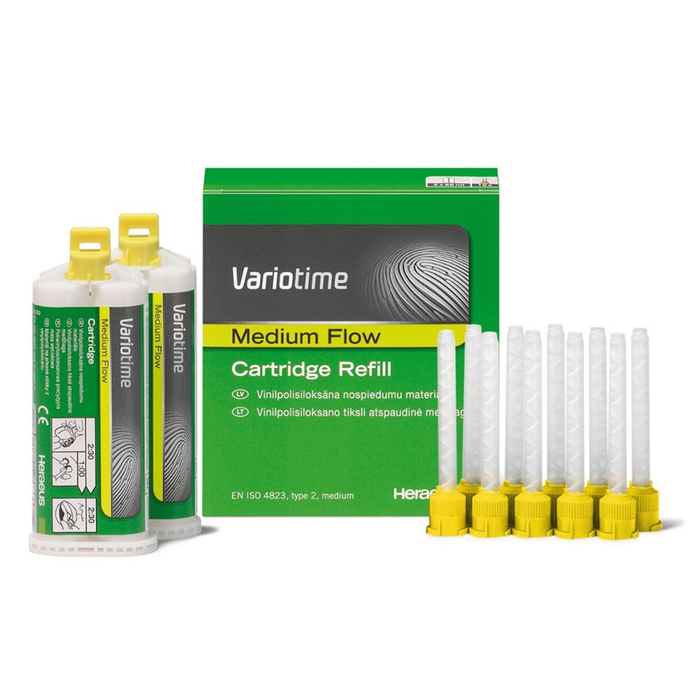 Levně Variotime Medium Flow univerzální A-silikon, 2x50 ml