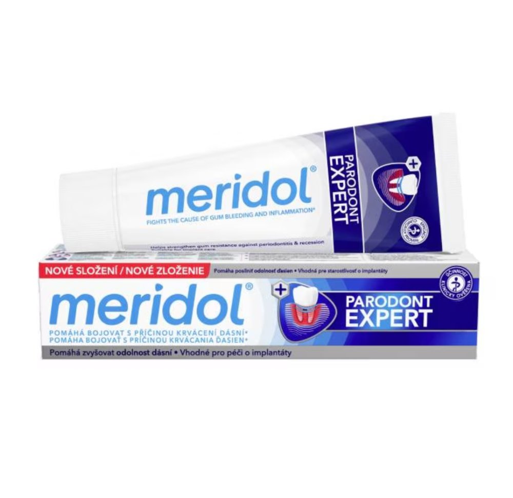 MERIDOL zubní pasta Parodont Expert 75ml koupíte na Top-dent.cz