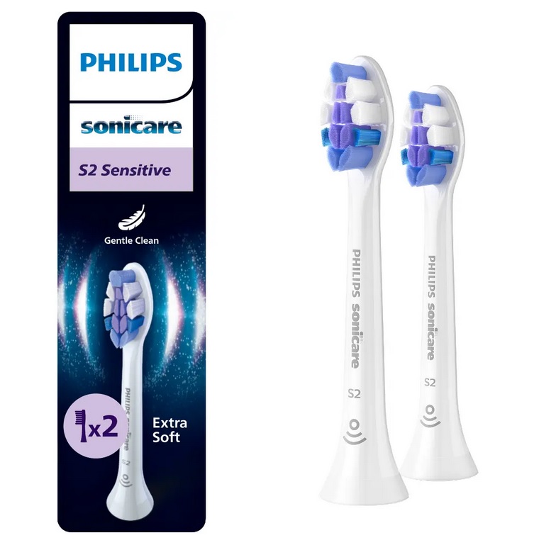 Philips Sonicare S2 Sensitive Standard HX6052/87, 2ks koupíte na Top-dent.cz
