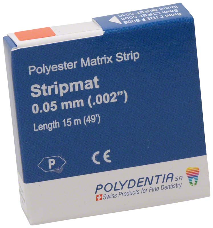 Levně Stripmat transparentní polyesterová matricová páska 8mm, 15m