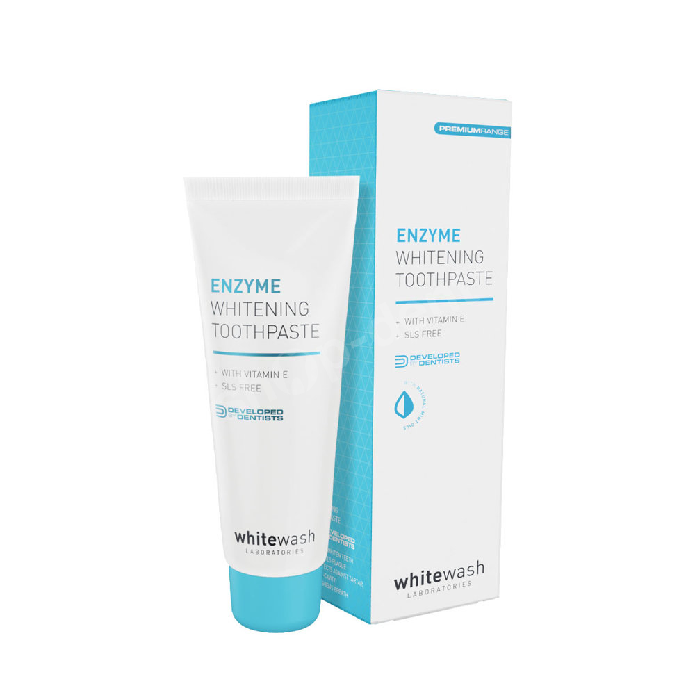 Whitewash Premium Enzyme Whitening bělící zubní pasta, 75ml