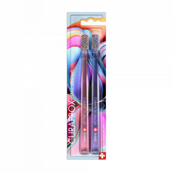 Curaprox Ultra Soft 5460 COLORFUL CURLS Edition, 2ks