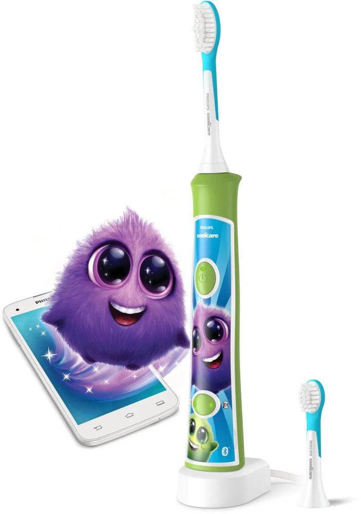 Philips Sonicare for Kids HX6352/11 dětský sonický zubní kartáček zelený koupíte na Top-dent.cz
