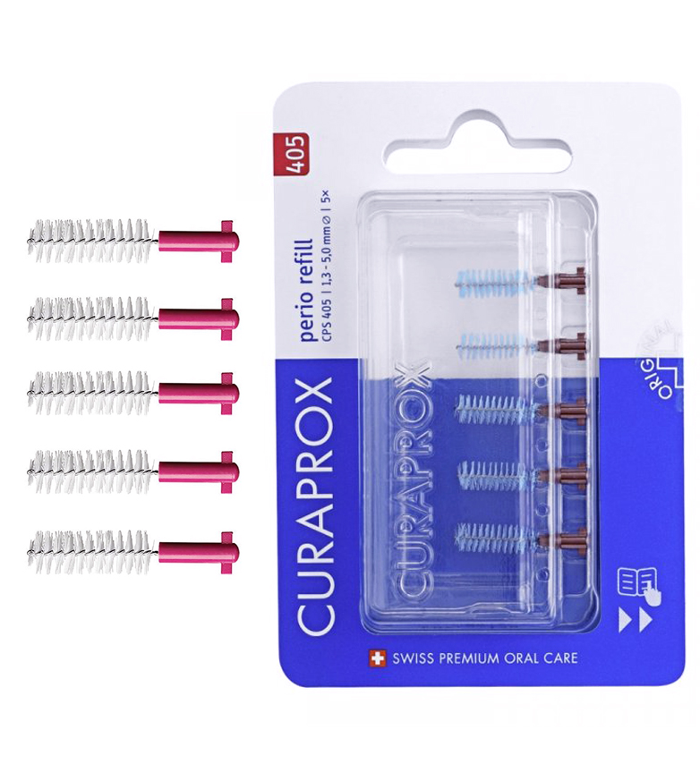 Curaprox CPS 405 Perio REFILL mezizubní kartáčky, 5ks (blistr)