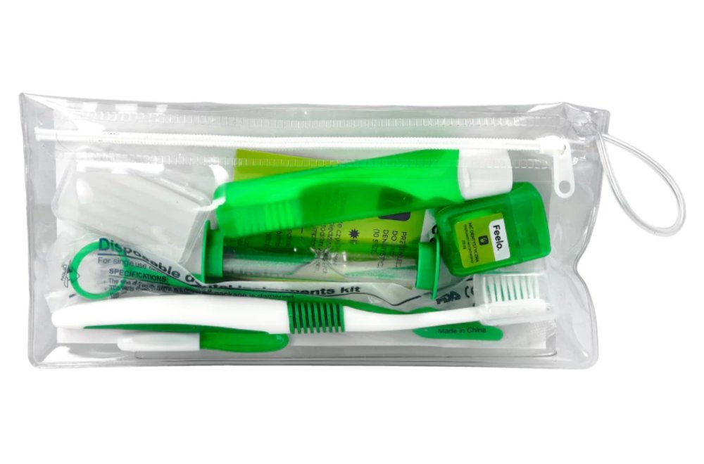 Feelo Ortho KIT set pro čištění s rovnátky (zelený)