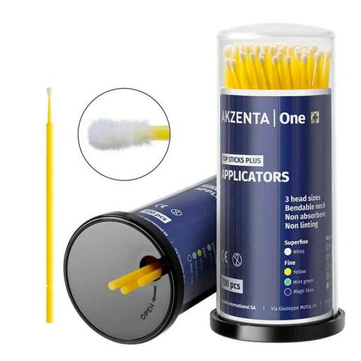 PURE Selection štětečky Fine (žluté), 100ks