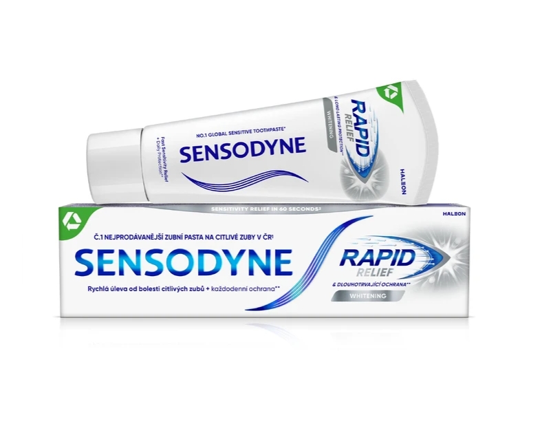 Sensodyne Rapid Relief Whitening 75 ml koupíte na Top-dent.cz