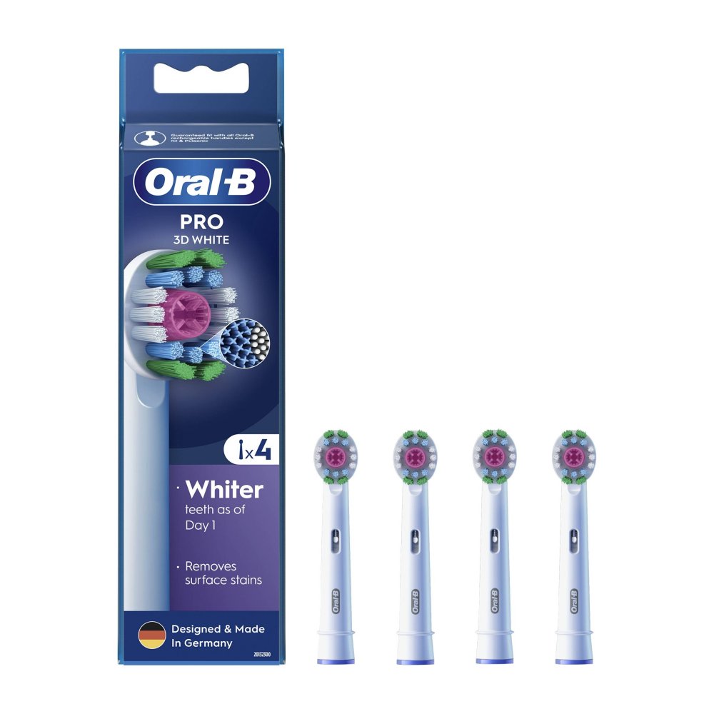 Oral-B PRO 3D White náhradní hlavice, 4ks