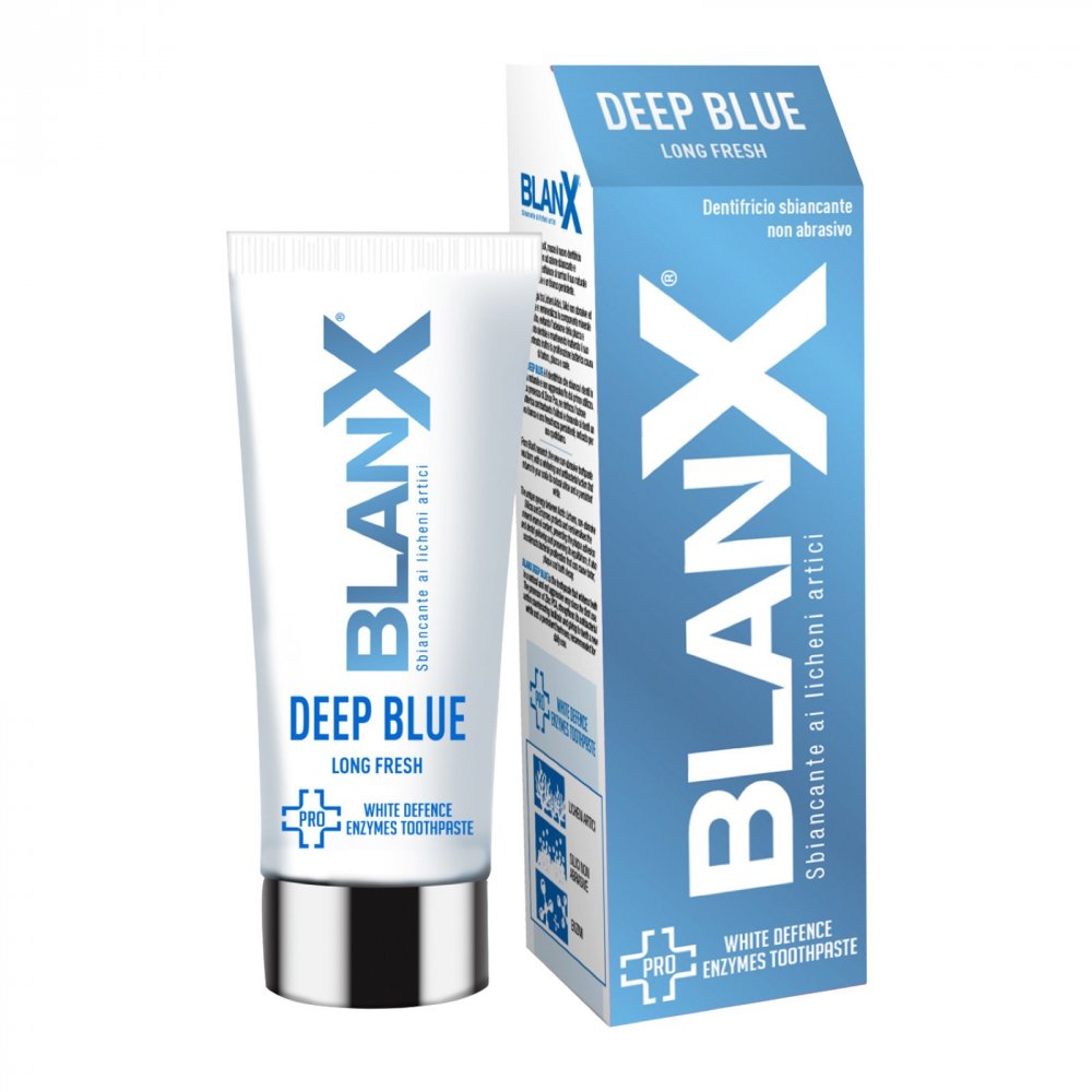 BlanX PRO Deep Blue bělící zubní pasta, 75ml