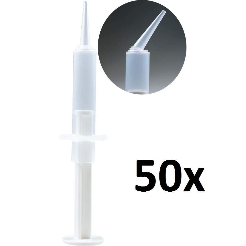 Wellsamed stříkačka s polohovotatelným hrotem, 5ml, 50ks