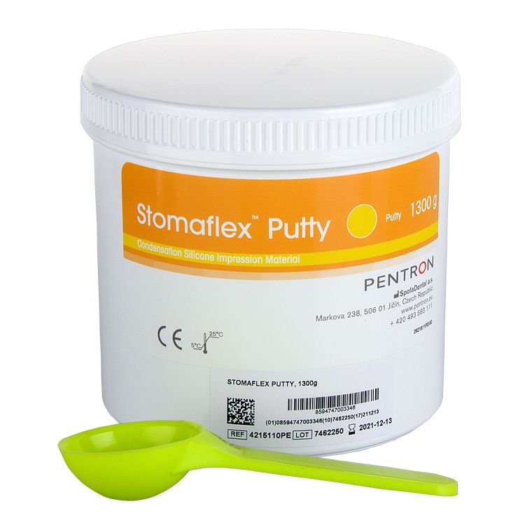 Levně Stomaflex Putty C-silikonová otiskovací hmota, 1300g