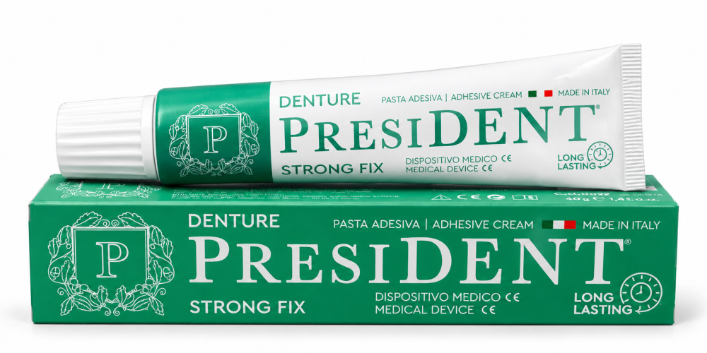 PresiDENT Denture fixační krém na protézy, 40g