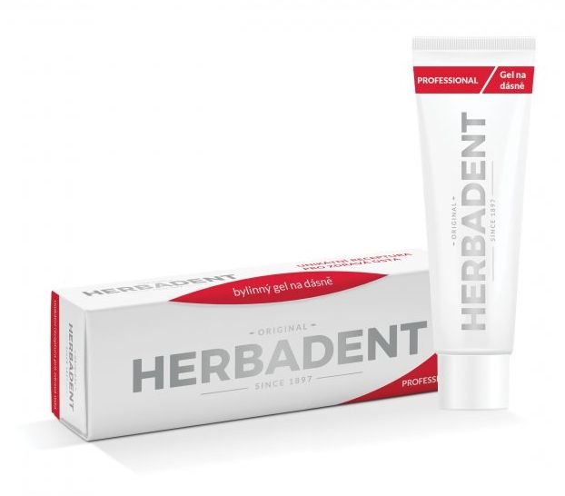 Herbadent Professional gel na dásně (CHX 0,15%), 25g