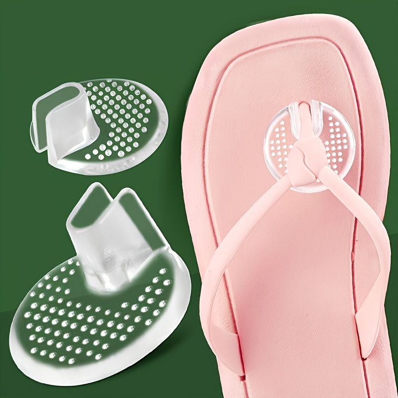 Levně Gelový chránič mezi prsty do žabek - transparent, 2 ks
