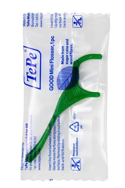 TePe Mini Flosser GOOD mečíky s nití, 1ks