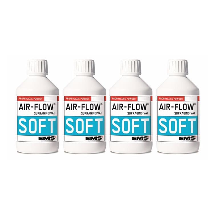 EMS AIR-FLOW® SOFT supragingivální prášek, 4x200g