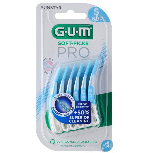 GUM Soft Picks PRO mezizubní kartáčky (S), 60ks