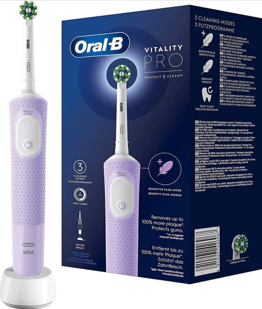 Oral-B Vitality PRO D103 Cross Lilac Misty elektrický kartáček