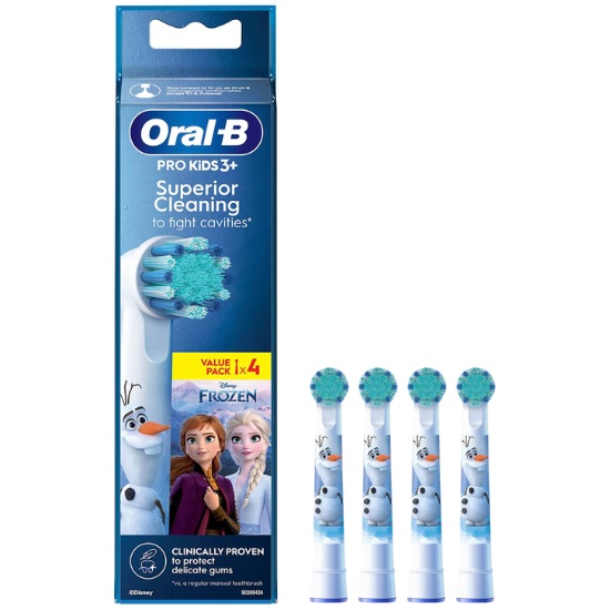 Levně Oral-B Kids PRO EB10S-4 Superior Cleaning náhradní hlavice Frozen, 4ks