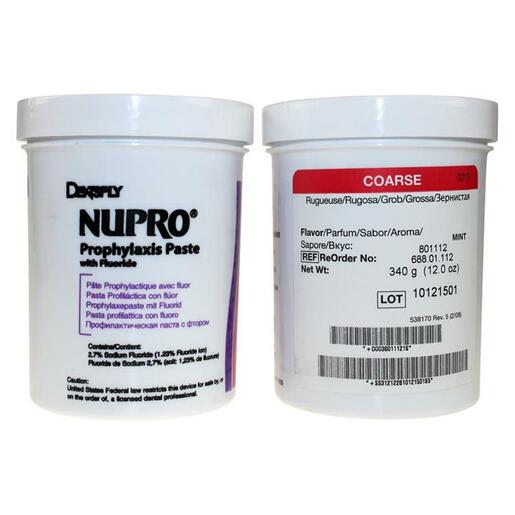 Dentsply NUPRO® polish hrubá pasta s fluoridem (máta), 340g