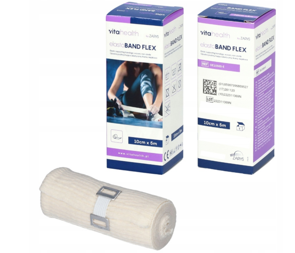 Elastický obvaz elastoBAND FLEX, 10cm x 4m