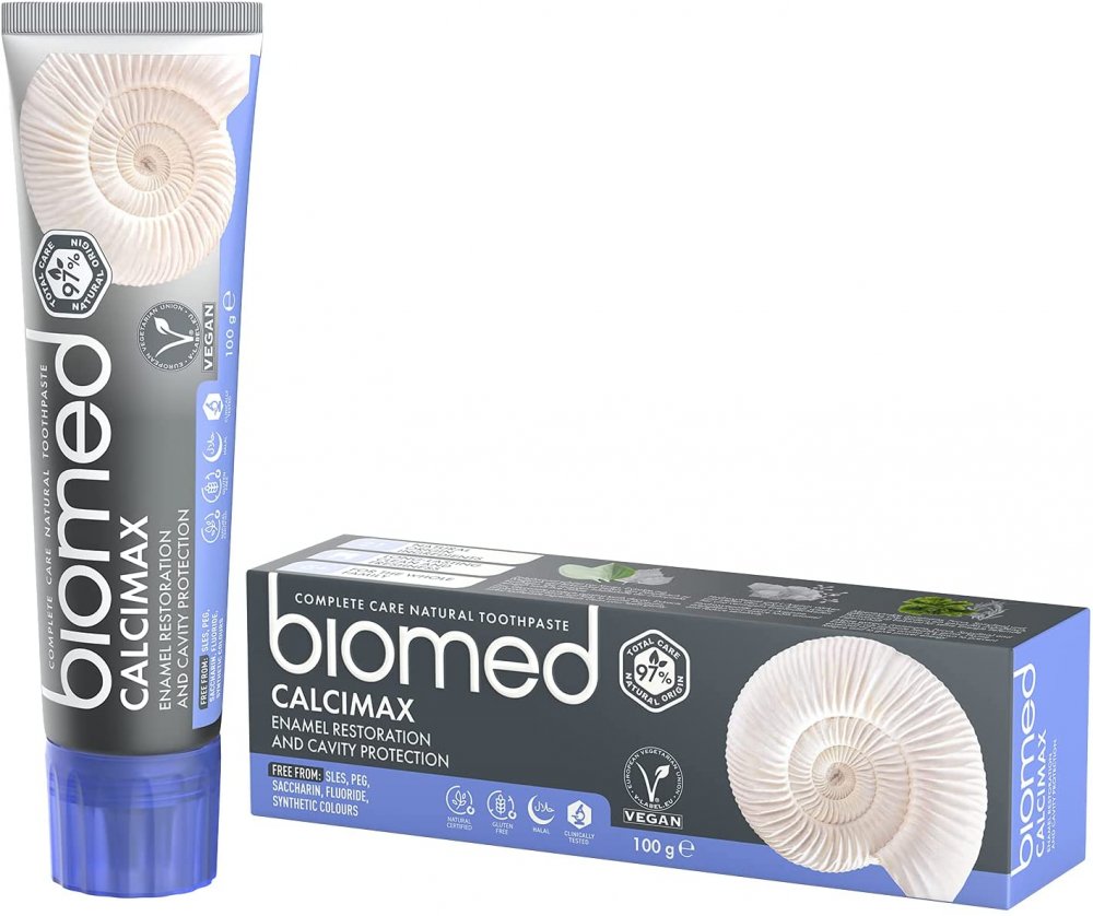 Biomed CALCIMAX zubní pasta s výtažky z mořských řas, 100g