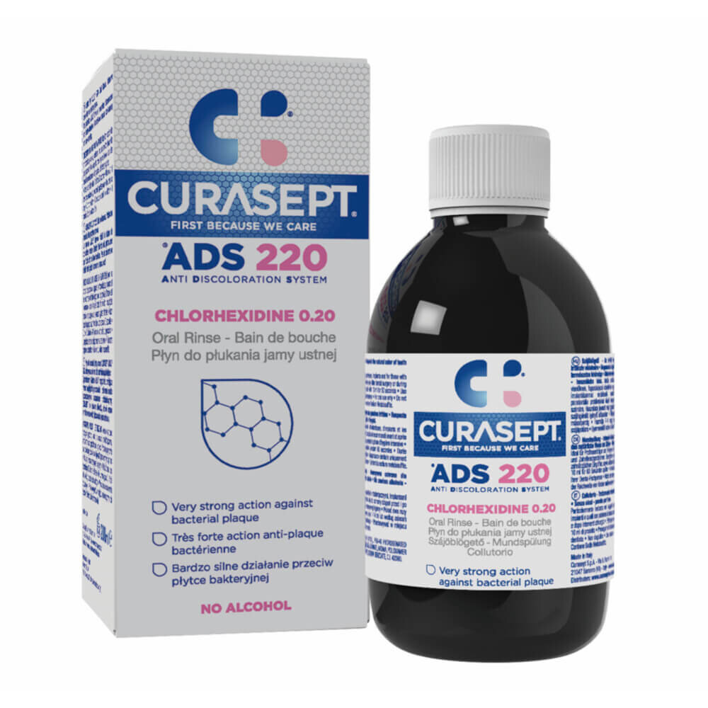 Curasept ADS 220 ústní voda (0,20% CHX), 200ml