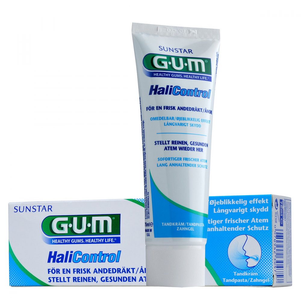 GUM HaliControl zubní gel proti špatnému dechu, 75 ml