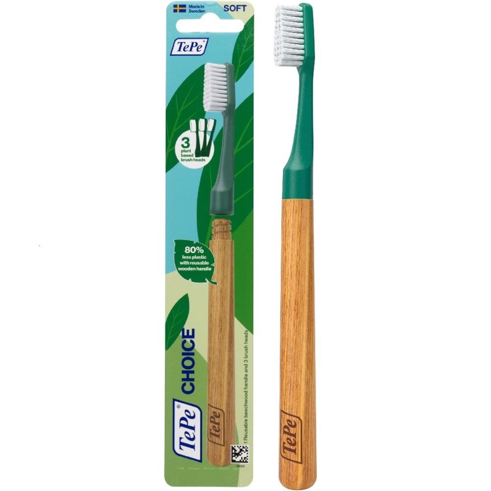 TePe Choice zubní kartáček SOFT (1ks +3 hlavice)