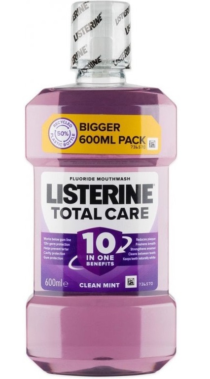 Listerine Total Care ústní voda, 600ml