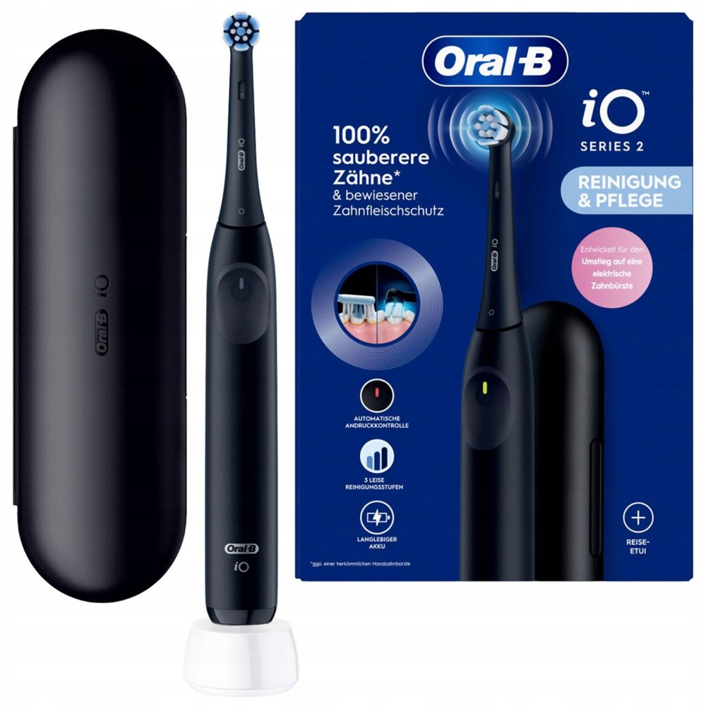 Oral-B iO Series 2 elektrický zubní kartáček Black + pouzdro
