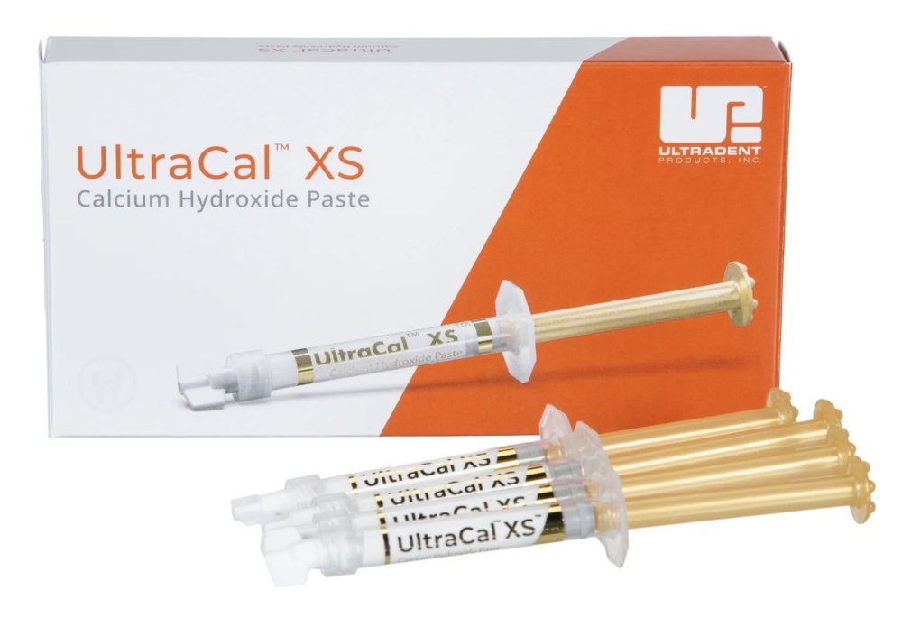Ultradent UltraCal XS s obsahem 35% hydro. vápenatého, 4x1,2ml