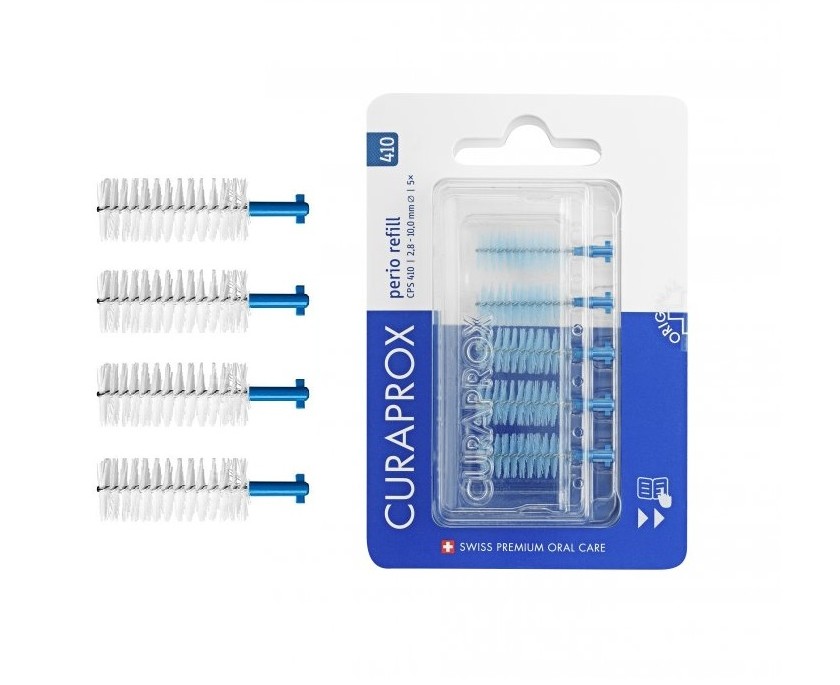 Curaprox CPS 410 Perio REFILL mezizubní kartáčky, 4ks (blistr)