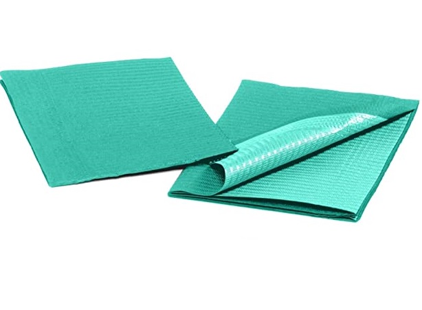 Levně Richmond Premium skládané dentální podbradníky 33x45 (zelené), 500ks