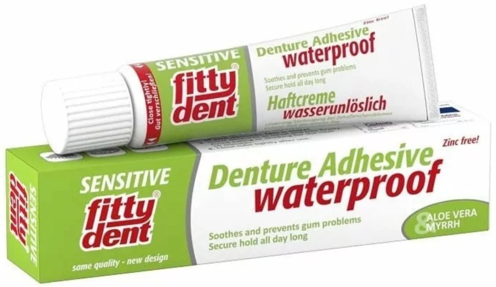 FittyDent Sensitive fixační krém na protézy, 40g