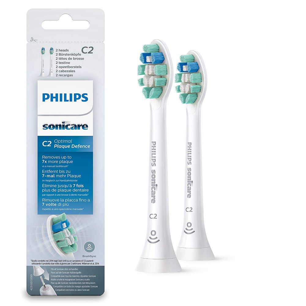 Philips Sonicare C2 Optimal Plaque Defence HX9022/10, 2ks