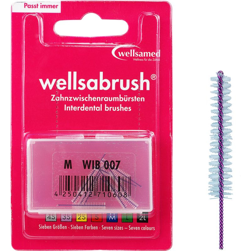 Wellsabrush M mezizubní kartáčky 0,8mm, 10ks