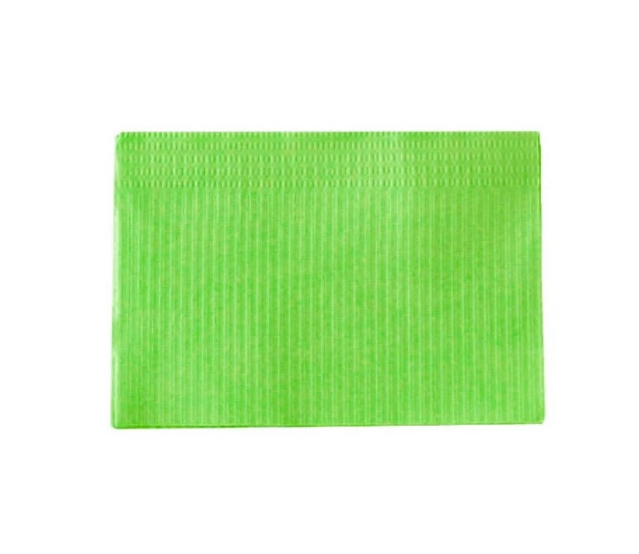 Levně Richmond Premium skládané dentální podbradníky 33x45 (limetkové), 500ks
