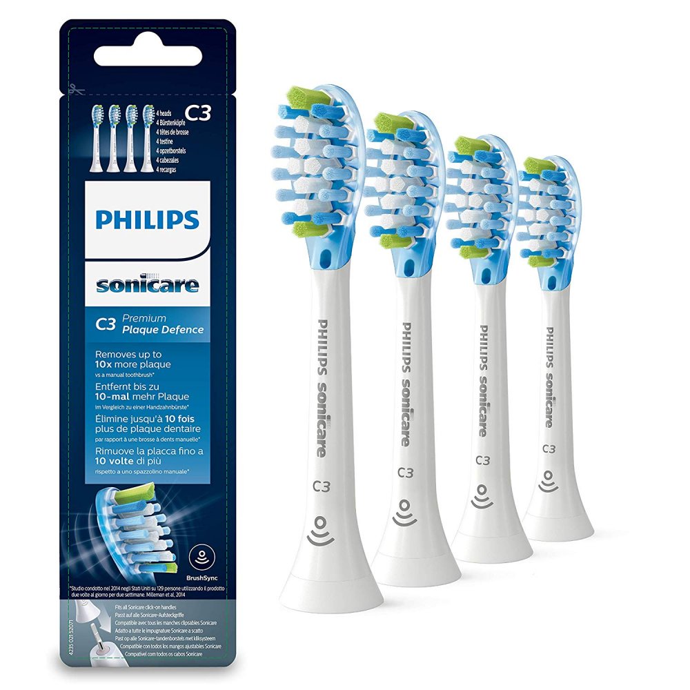 Philips Sonicare C3 Premium Plaque Defence HX9044/17, 4 ks