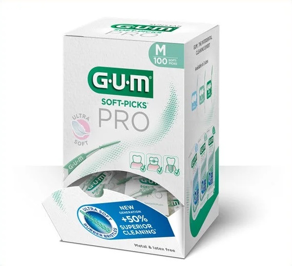 GUM Soft Picks PRO mezizubní kartáčky (M), 100ks