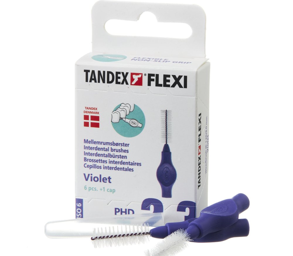 Tandex Flexi mezizubní kartáčky 2,3mm (fialové), 6ks