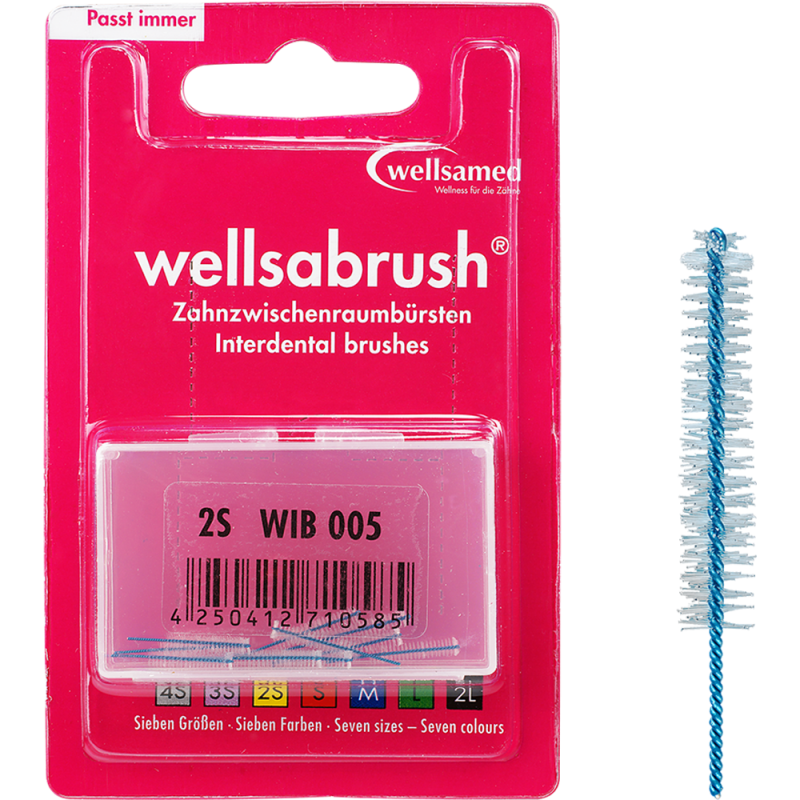 Wellsabrush 2S mezizubní kartáčky 0,6mm, 10ks